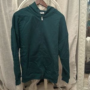 Oversized garage zip up